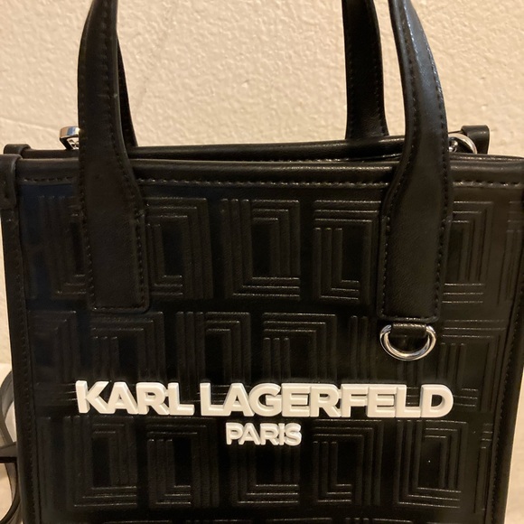 Karl Lagerfeld Black Satchel Bag - Picture 3 of 11